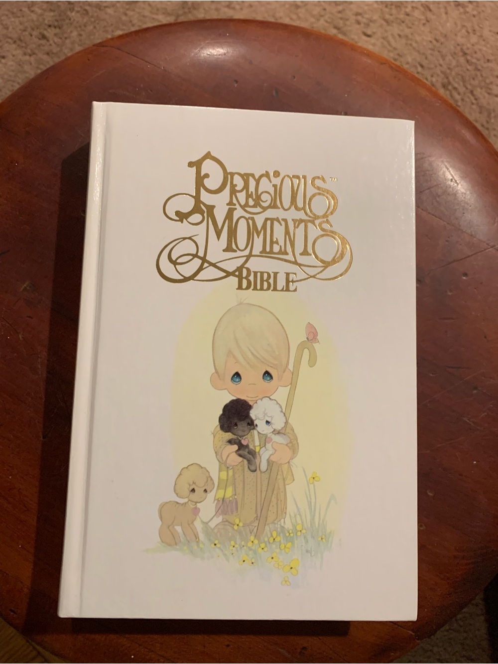 Precious Moments White & Gold Devotional Book